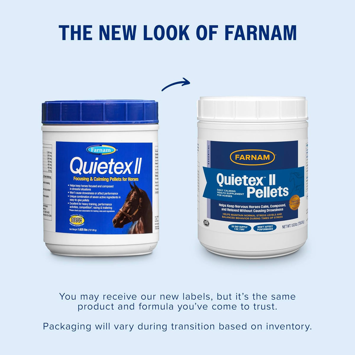 Farnam Quietex II Pellets Daily Horse Calming Supplement