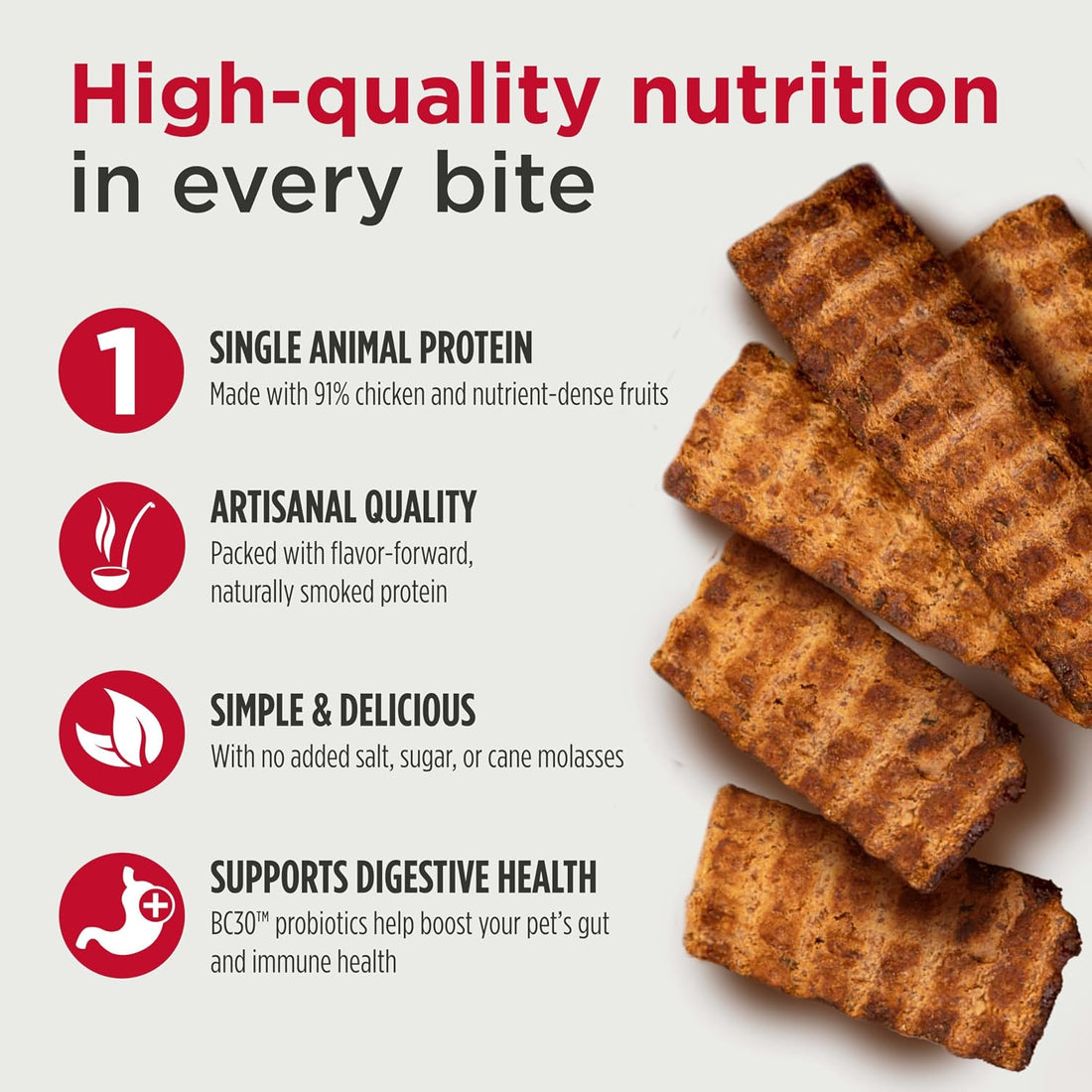 Nulo Premium Jerky Strips Dog Treats
