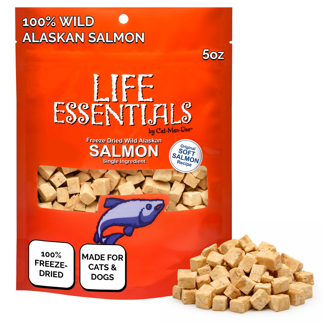 Life Essentials by Cat-Man-Doo | Salmon - 5oz. Bag