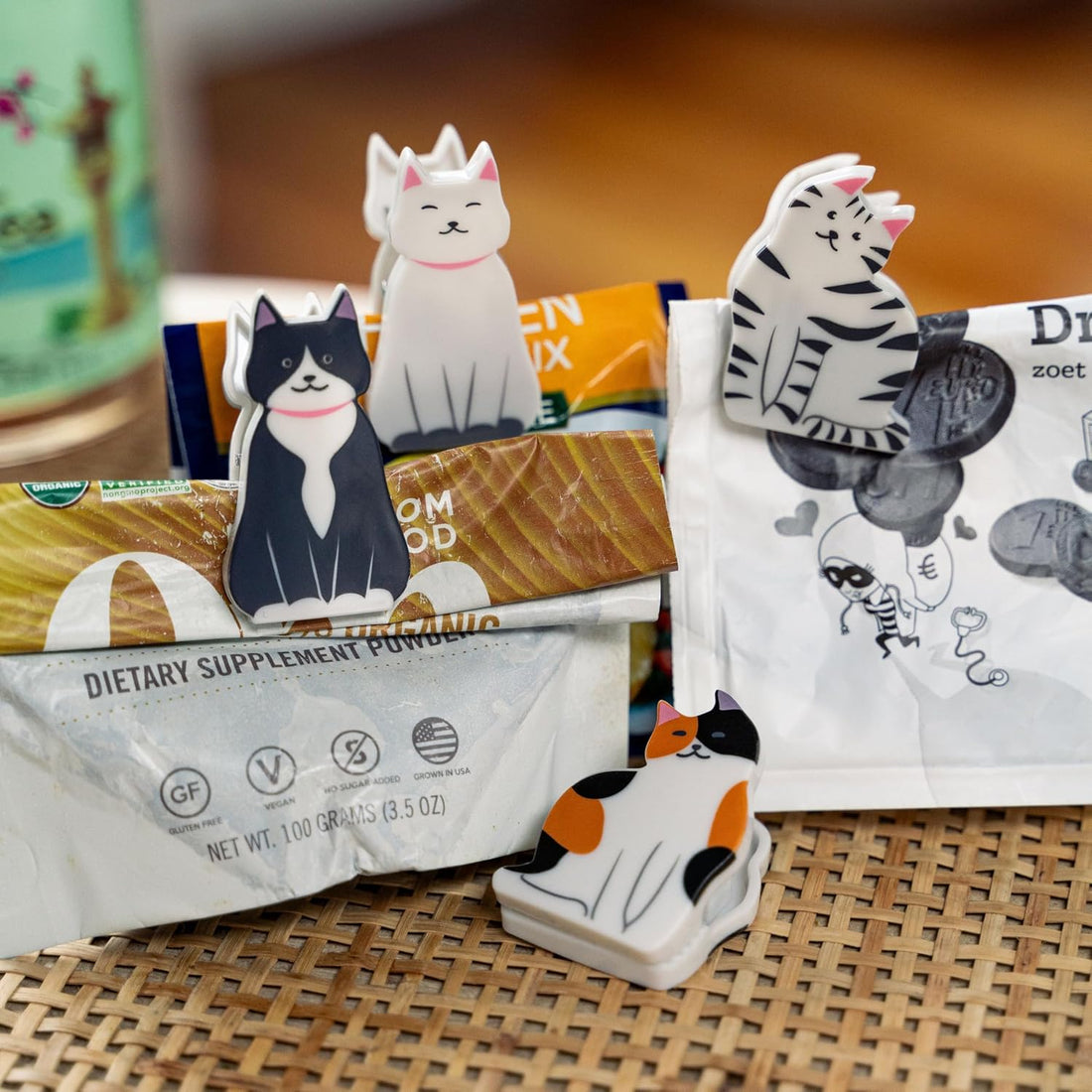 KITTY BAG CLIPS