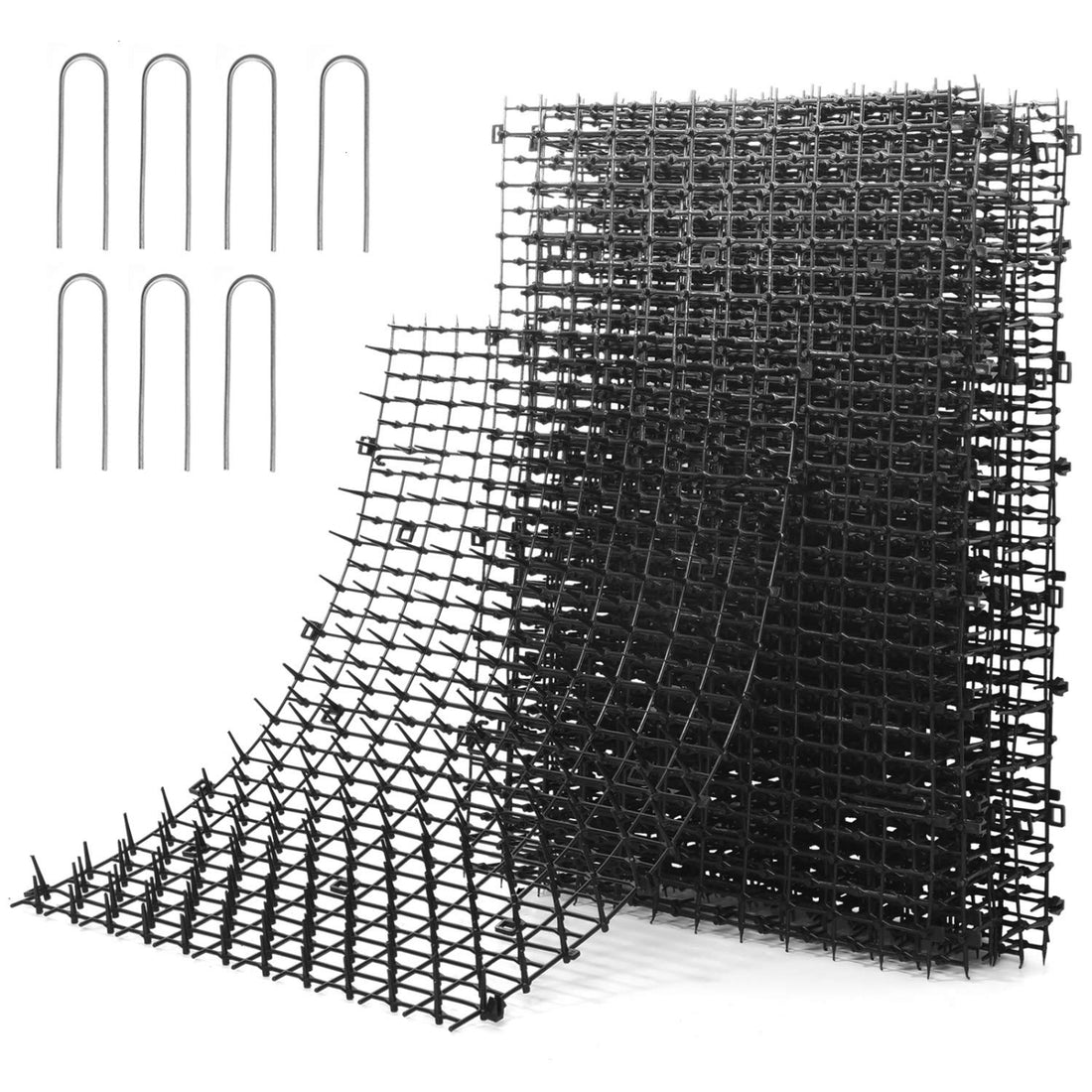 Pomeat 10 PCS Scat Mat for Cats Indoor 16" x 12" with Spikes Sprickle
