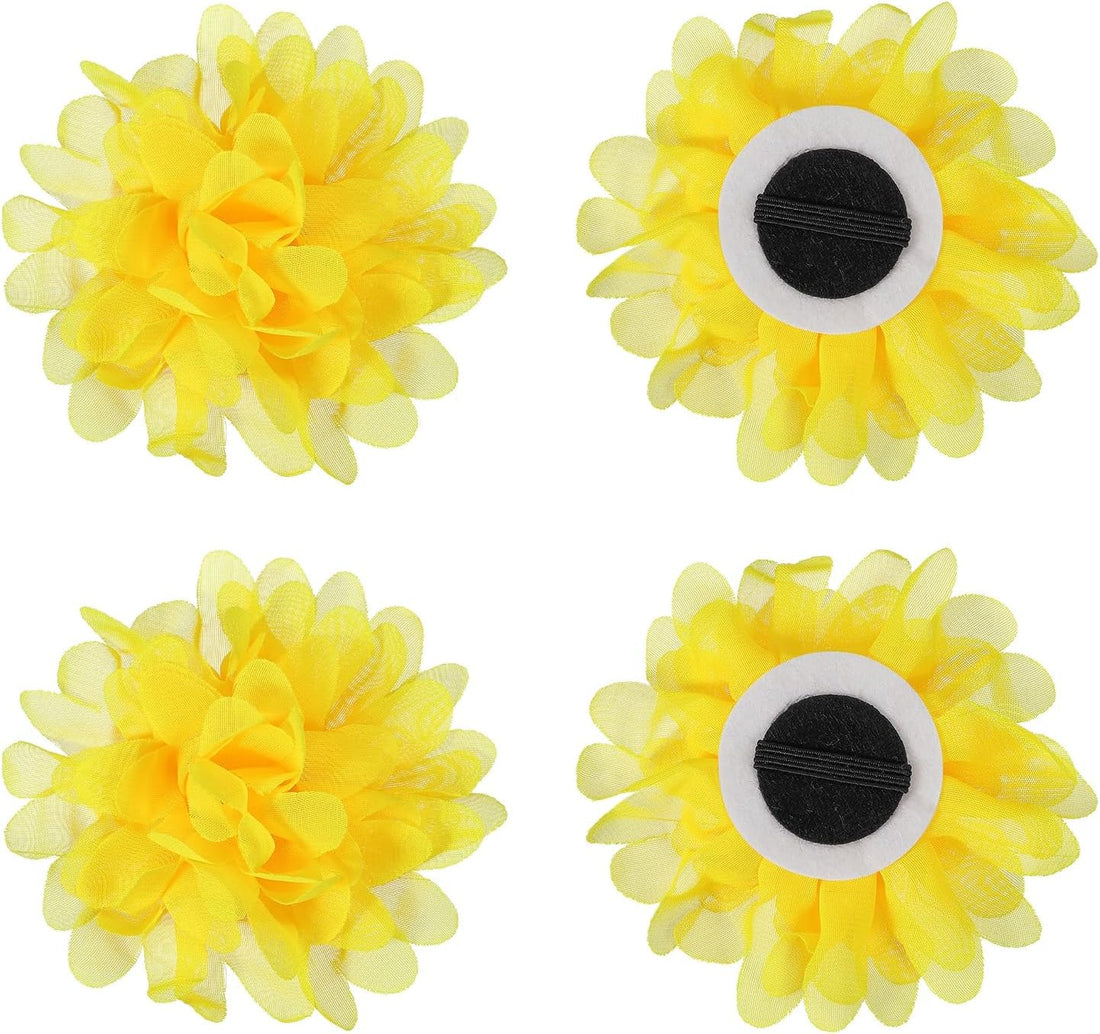 Dog Collar Flowers, Pet Flower Charms Soft Chiffon Cat Collar
