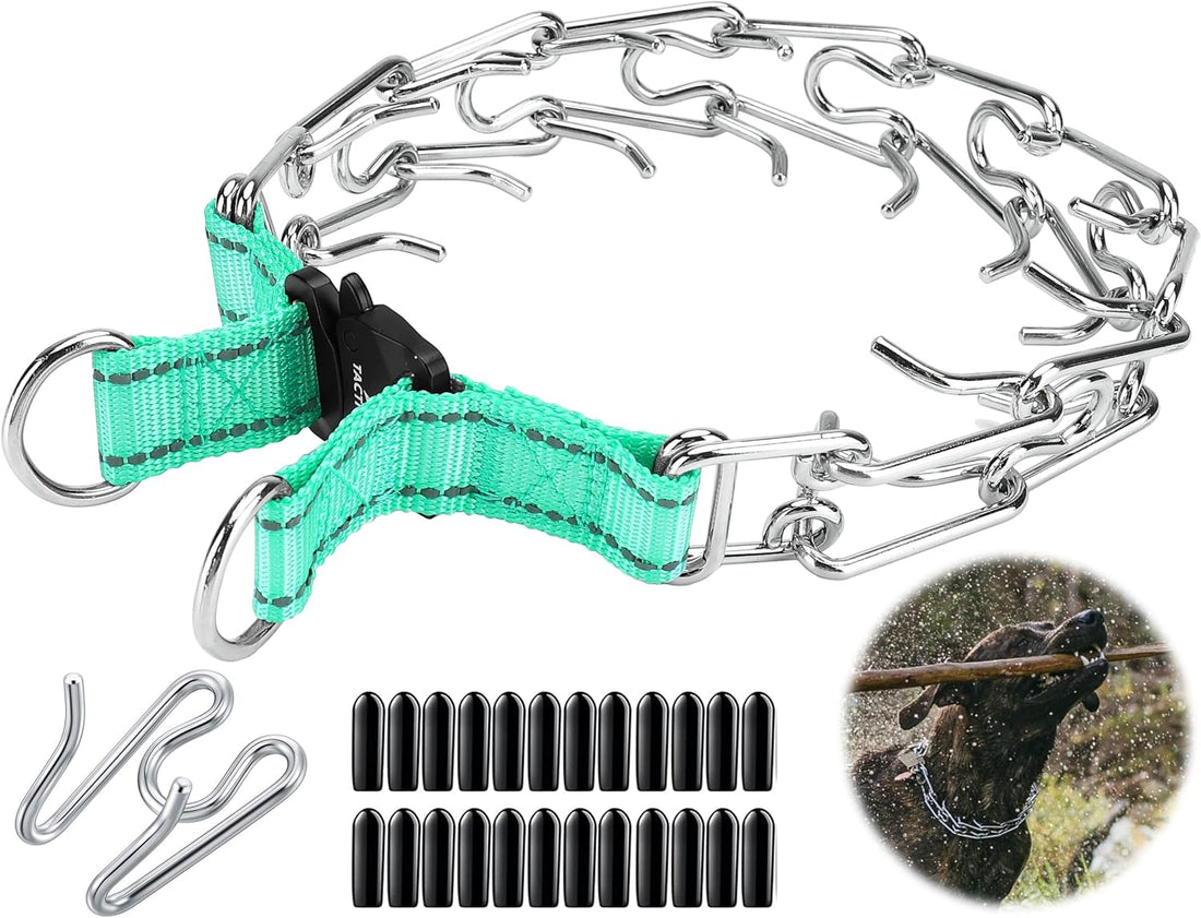 DEYACE Quick Release Dog Training Collar Adjustable Stainless Steel