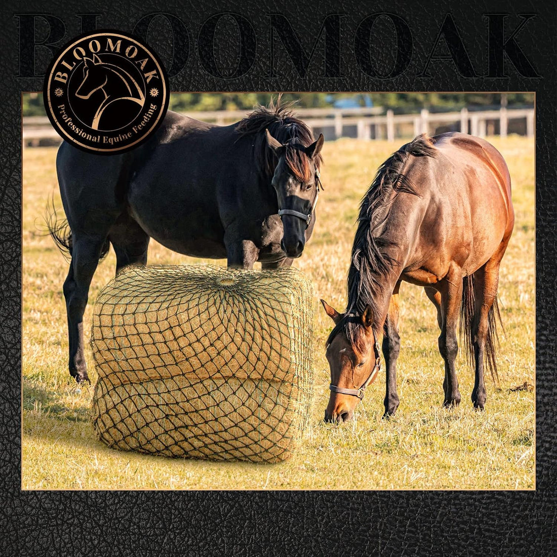 Bloomoak Slow Hay Net Feeder for Horses