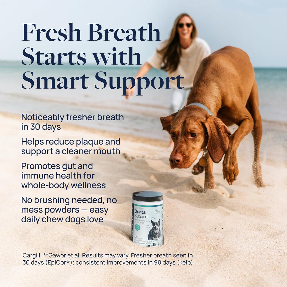 Veterinary Formula Smart Vitality Dental Support Dog Soft Chews
