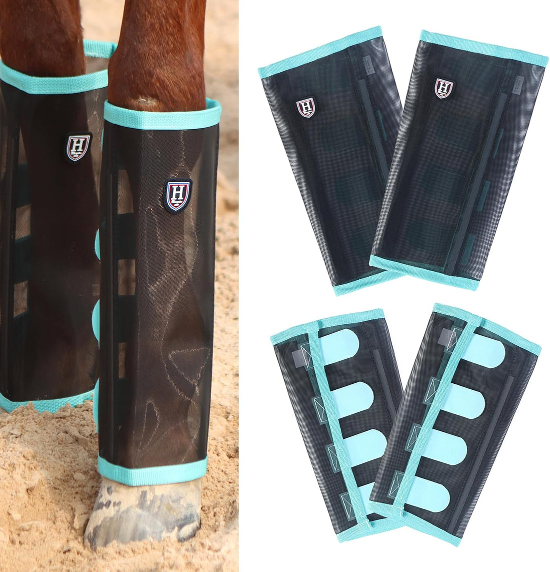 Harrison Howard Loose-Fitting Horse Fly Leggings Breathable