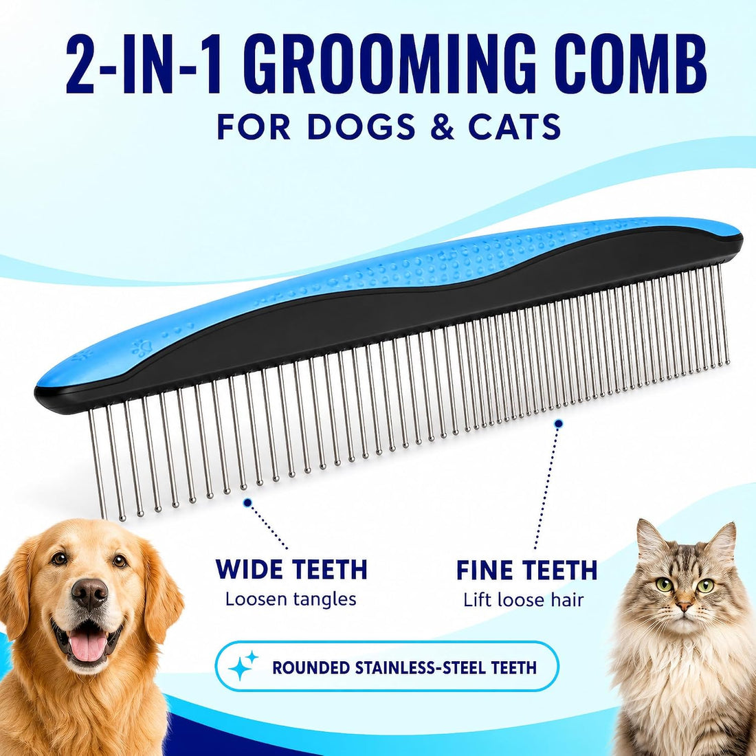 Pat Your Pet Deshedding Dog Brush For Shedding