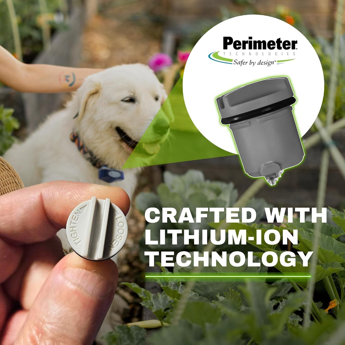 Perimeter Technologies Invisible Fence Collar Battery