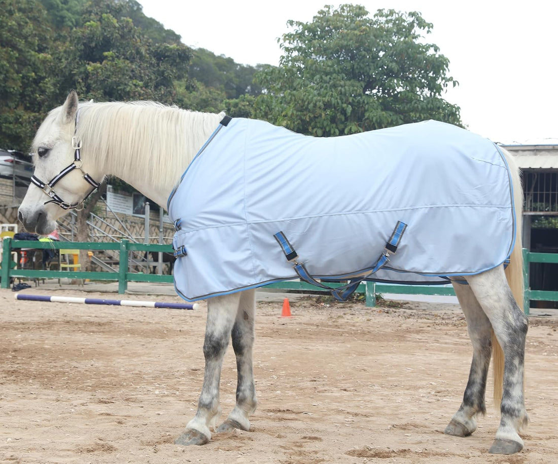 LEAFOREST Horse Mesh Fly Sheets - Lightweight Breathable Standard Neck
