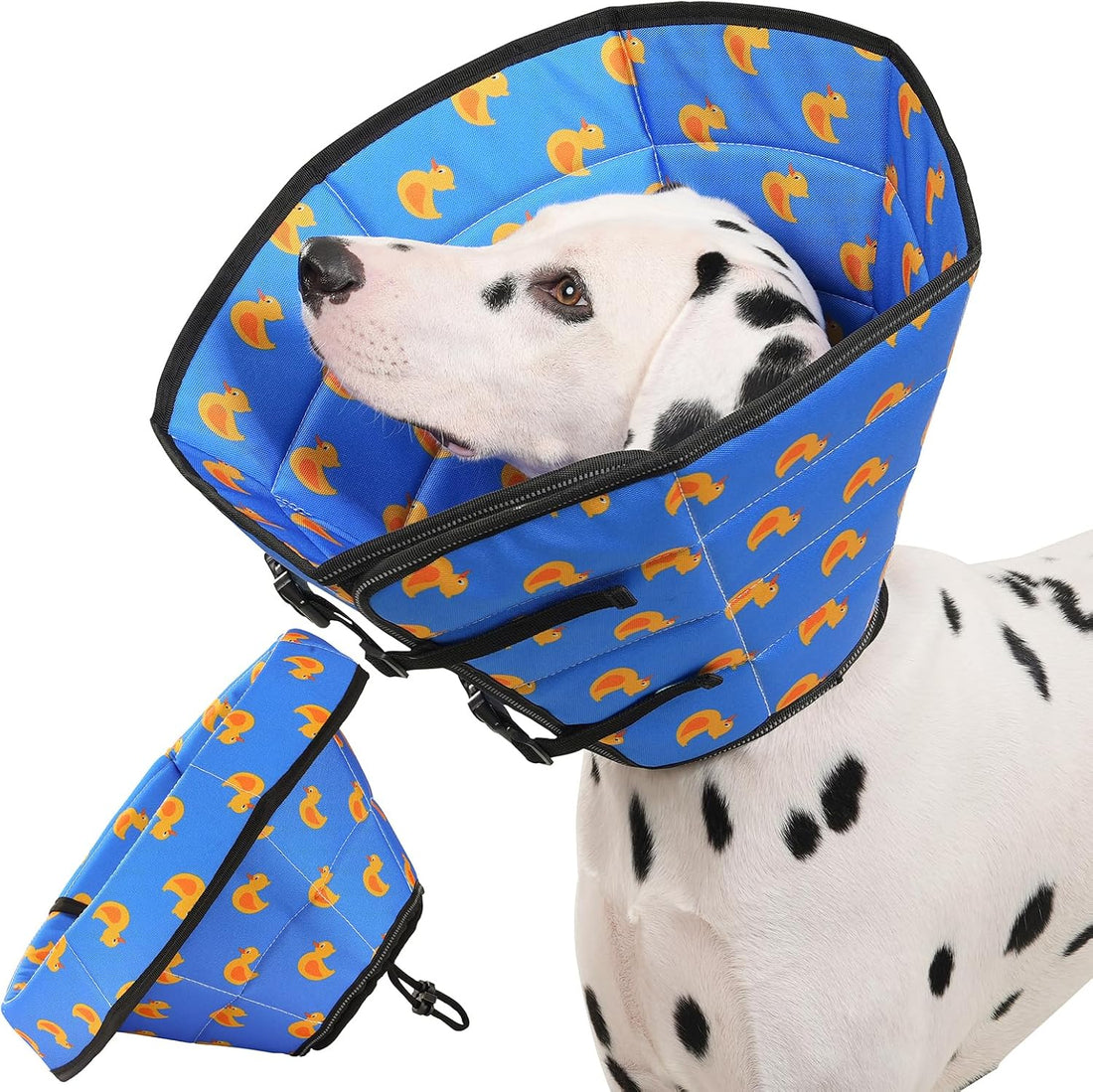 Avont Soft Dog Cone Drawstring, Snap-in, Waterproof, Anti-Lick
