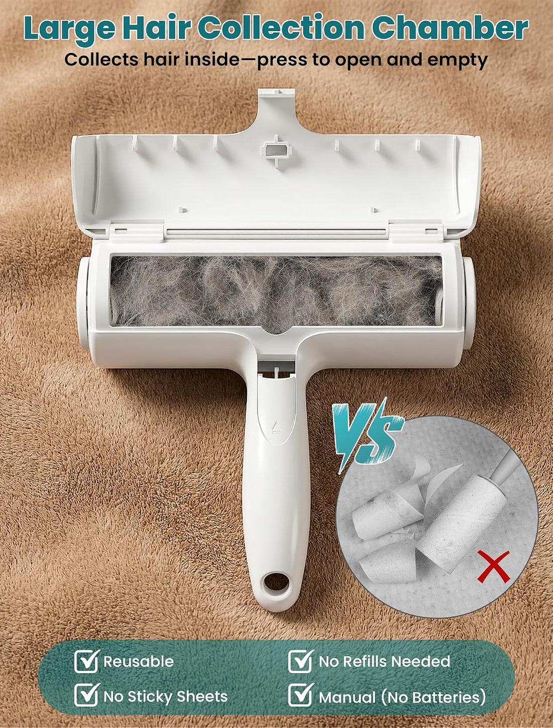 DELOMO Pet Hair Remover Roller