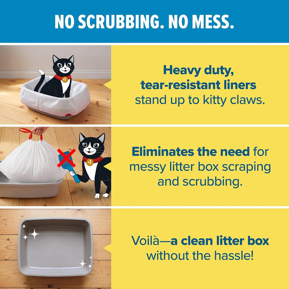 Jonny Cat Litter Box Liners: Fresh Scent - Heavy Duty