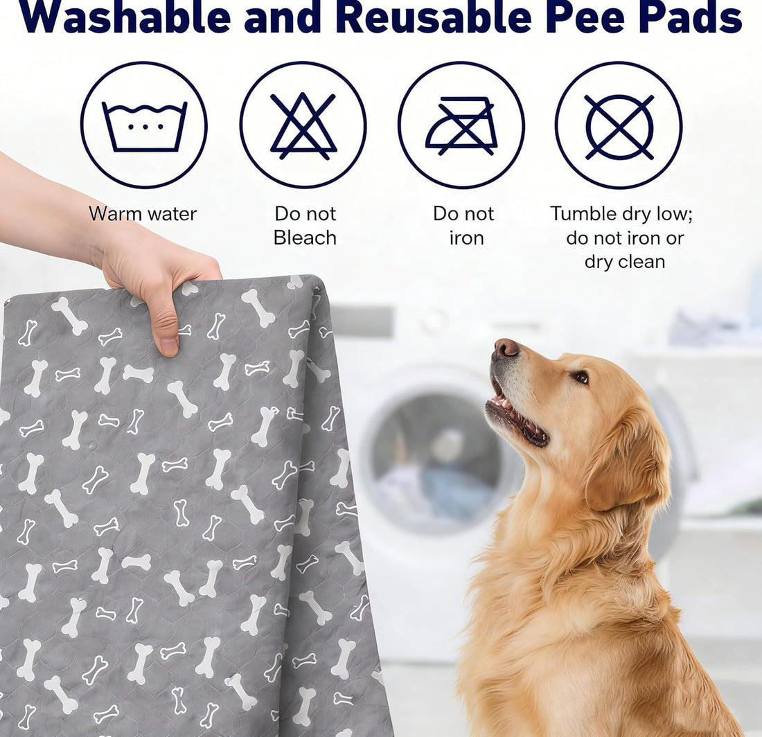 Puppy Pads with Pheromones, Washable Pee Pads for Dogs Potty Training
