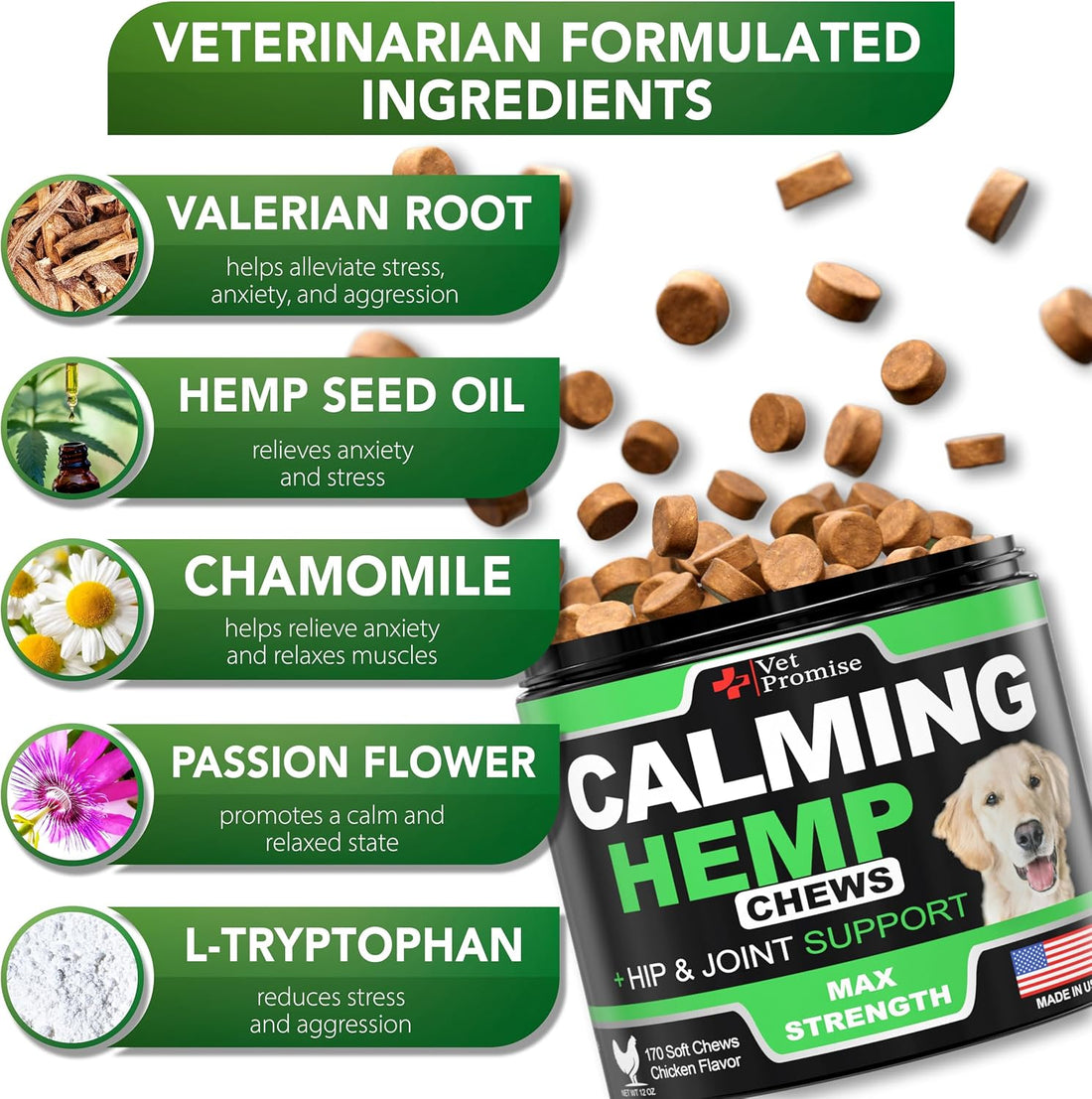 Advanced Calming Chews for Dogs
