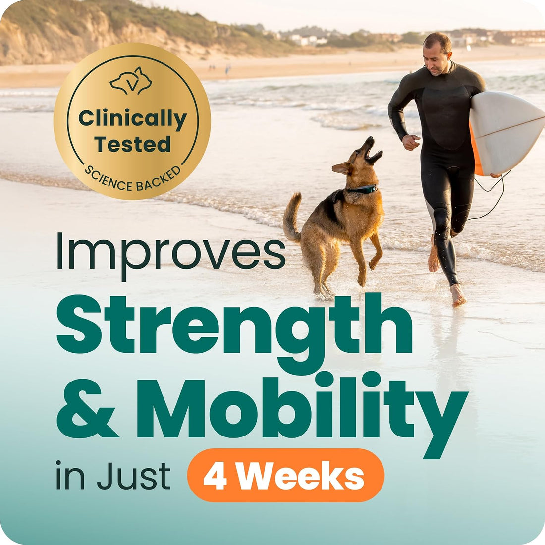 VetriScience Extra Strength Hip & Joint Supplement for Dogs