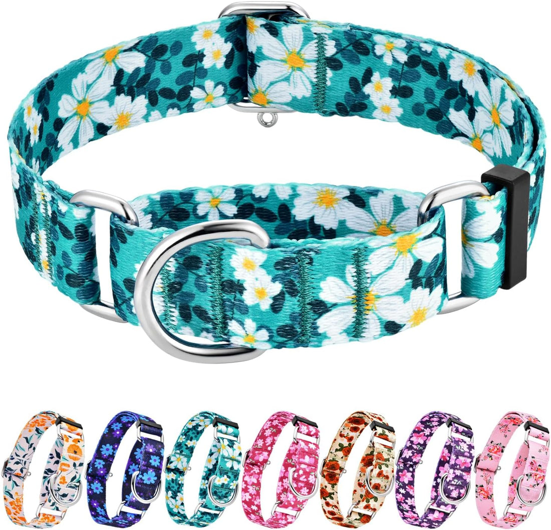 Hikiko Martingale Dog Collar Without Buckle,Escape Proof No Pull,M