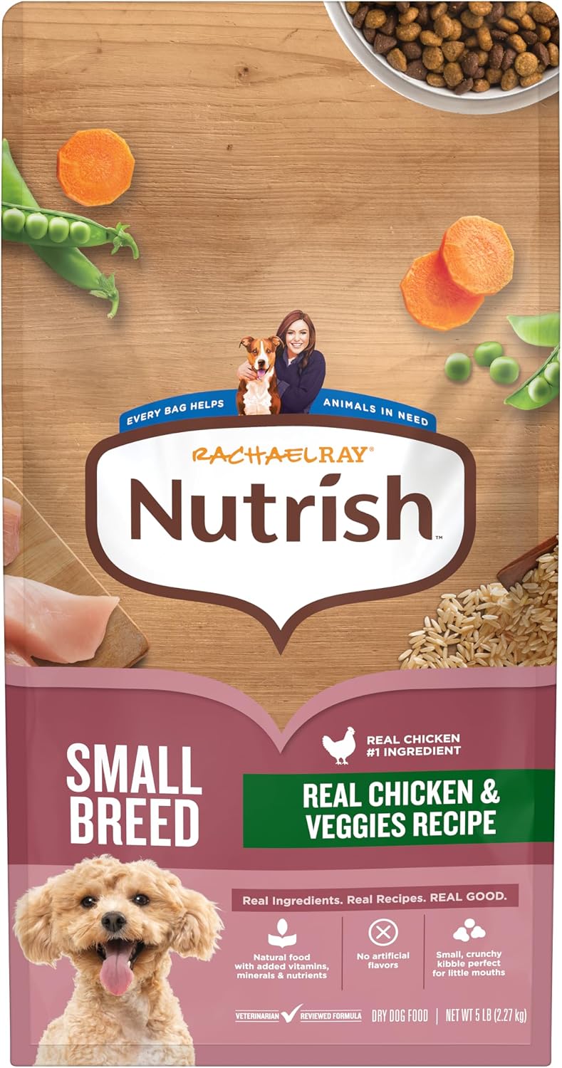 Nutrish Small Breed Dry Dog Food with Chicken, 13 lb. Bag