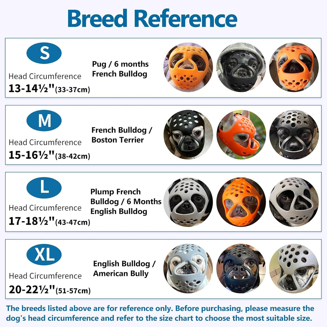 BARKLESS French Bulldog Muzzle