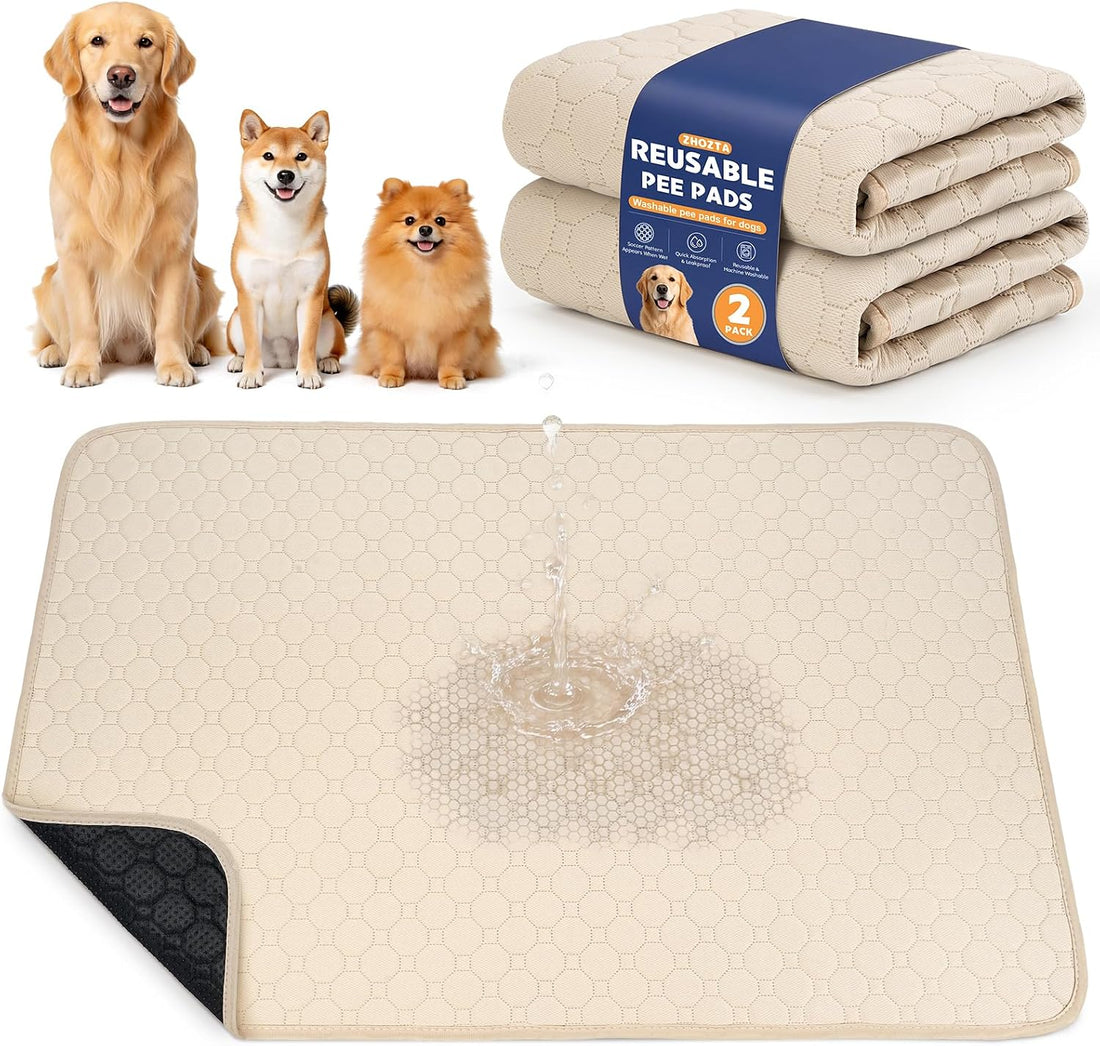 2 Pack Washable Pee Pads for Dogs, 36" x 36"