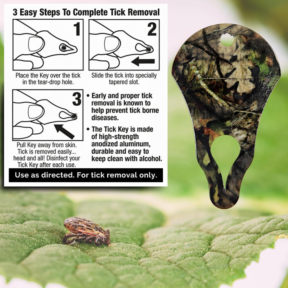 The Original Tick Key - Tick Detaching Device - Portable