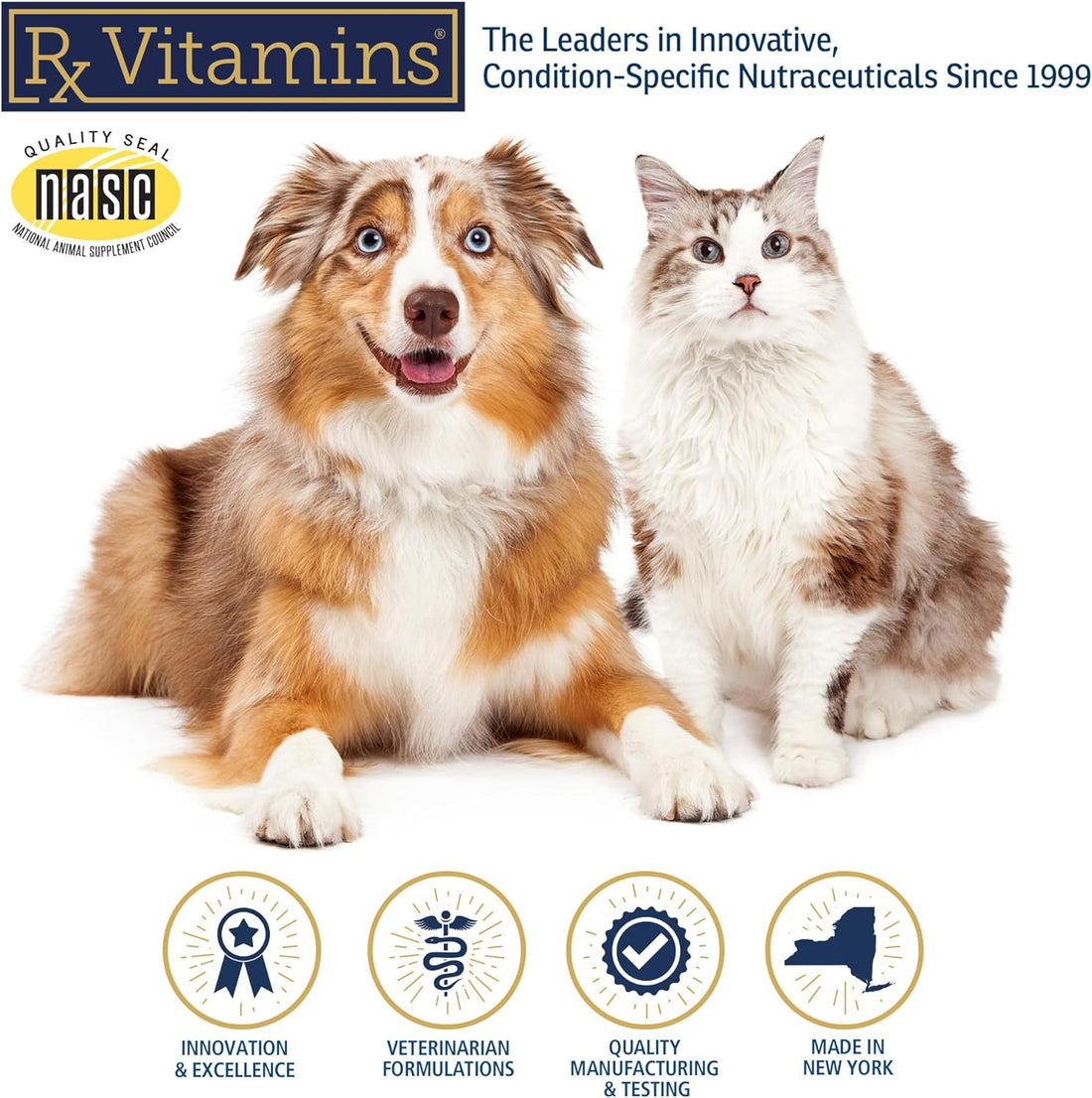 Rx Vitamins Feline Minerals - Taurine for Cat Heart Health
