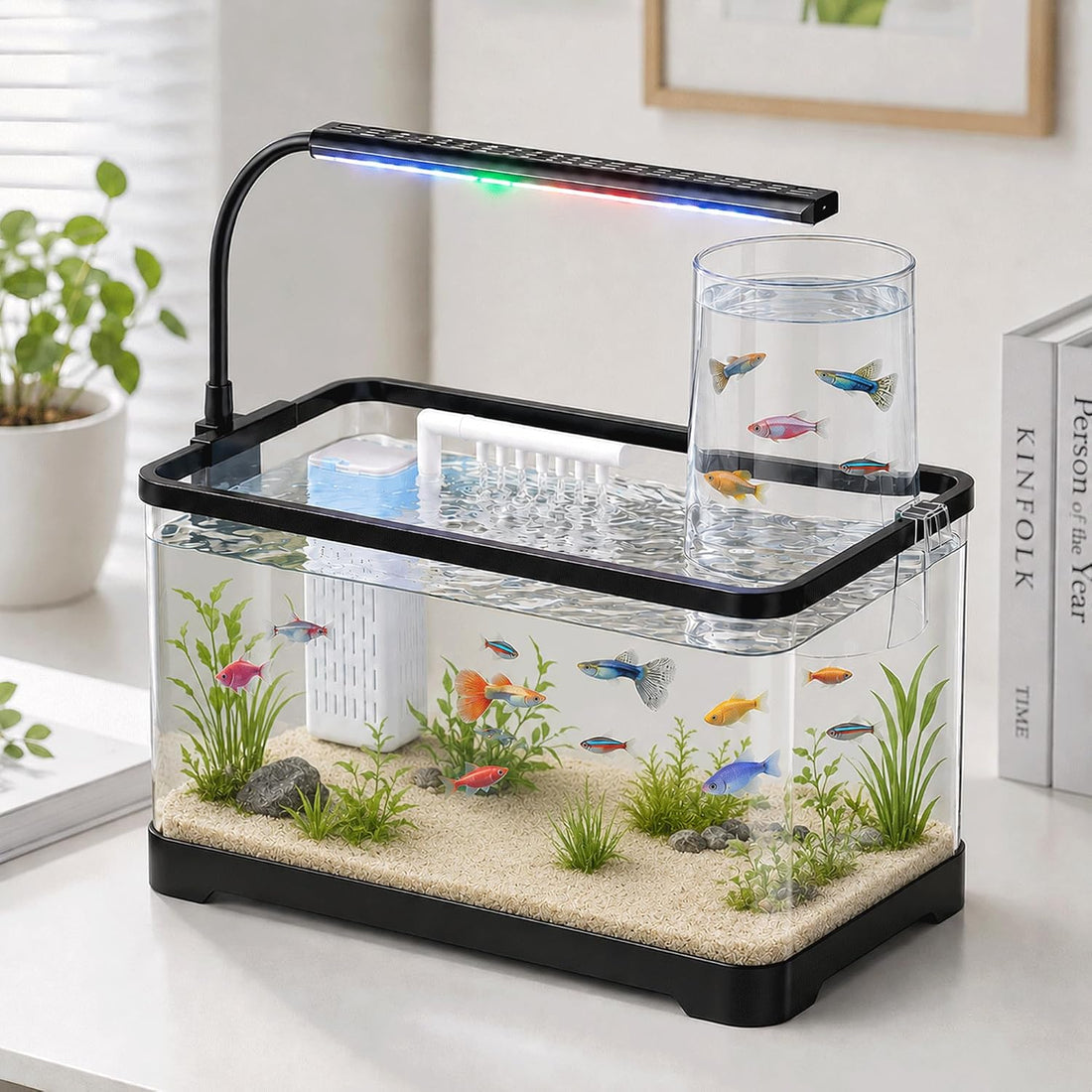 3 Gallon Betta Fish Tank Starter Kit