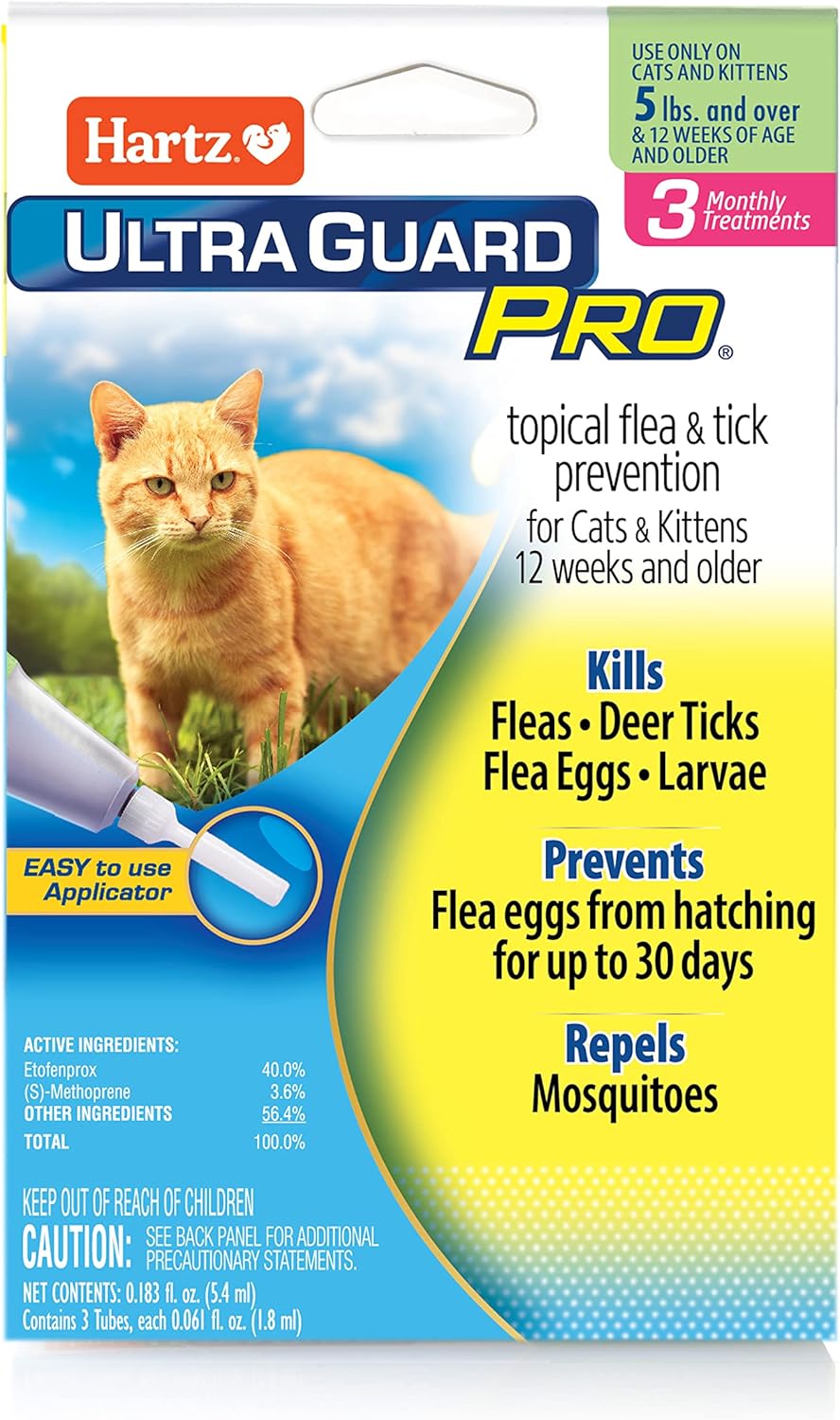 Hartz UltraGuard Pro Topical Flea & Tick Prevention for Cats