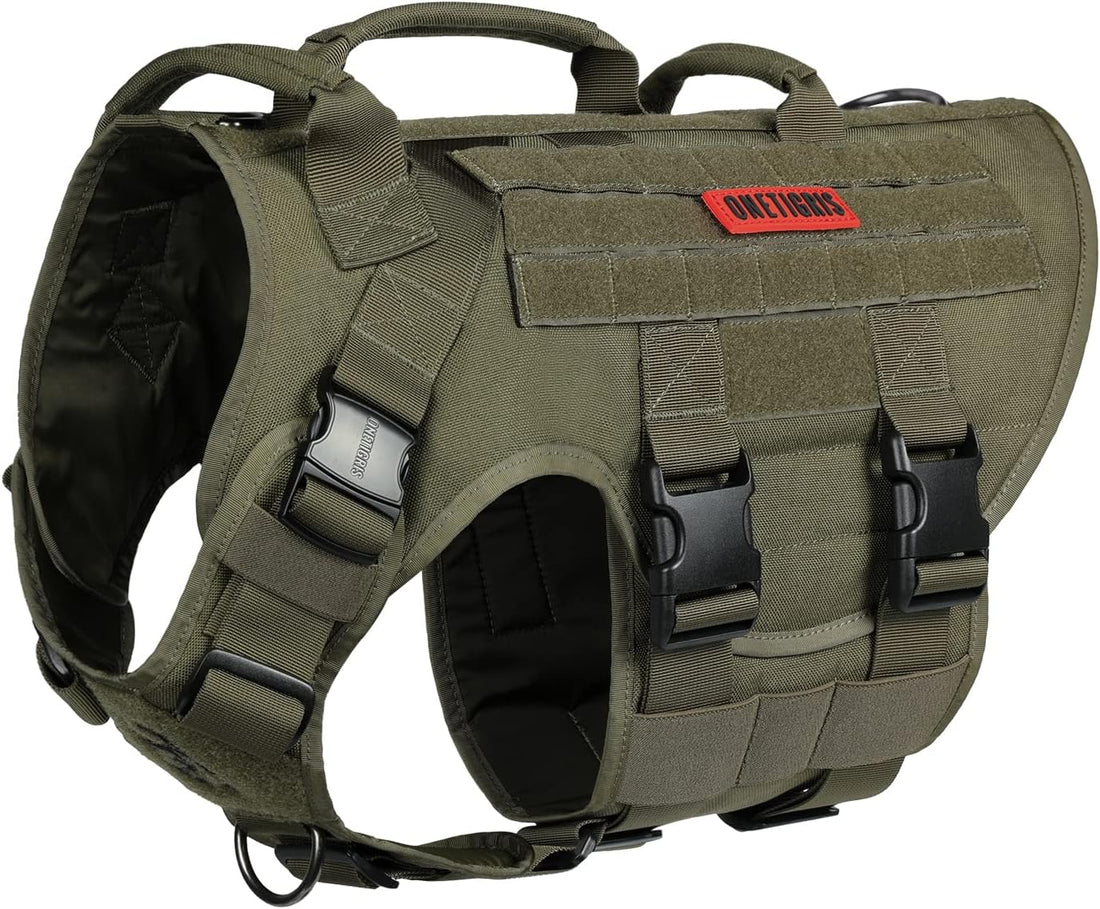 OneTigris Large Tactical Dog Harness No Pull Handle XL