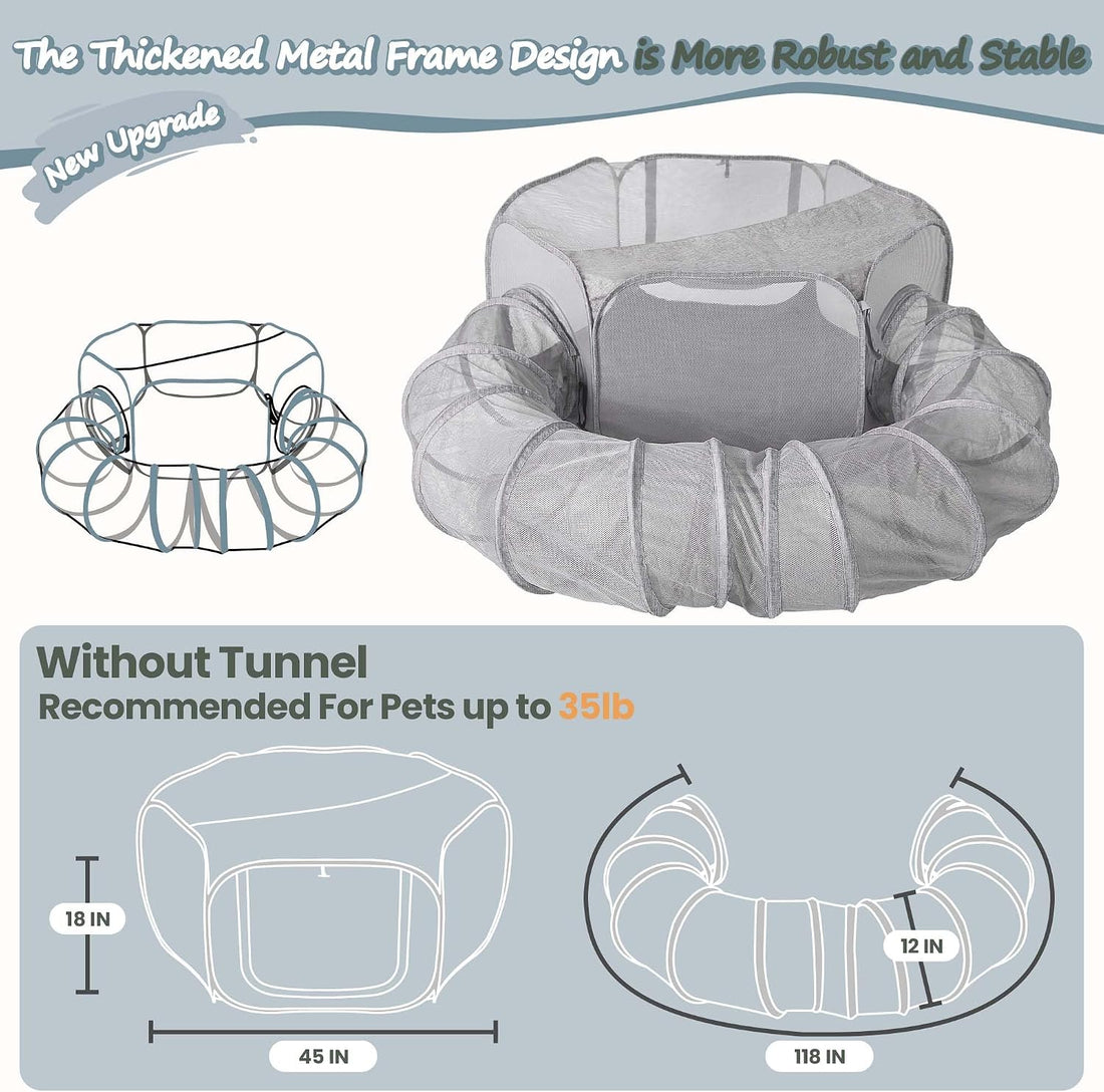 X-ZONE PET Portable Cat Play Tunnels