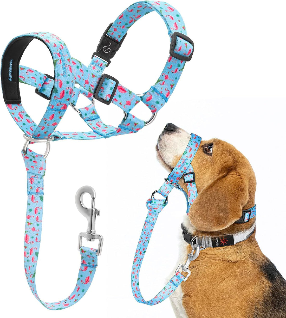 HIGO Dog Head Collar, Adjustable Head Collar for Dogs