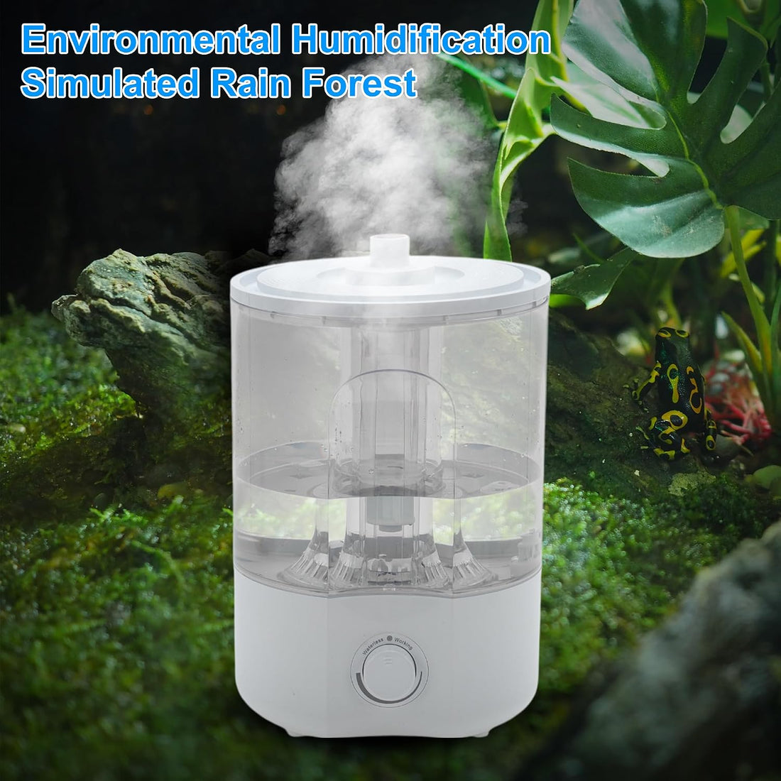 Reptile Fogger 4L Top Fill Mister, Adjustable Humidifier, White