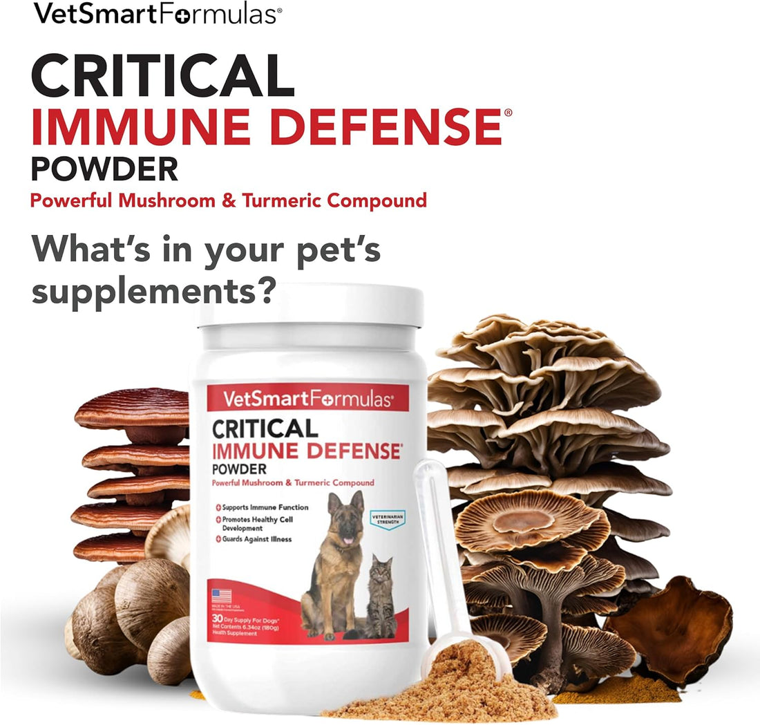 Critical Immune Defense for Dogs & Cats; Supports Normal Cell Growth