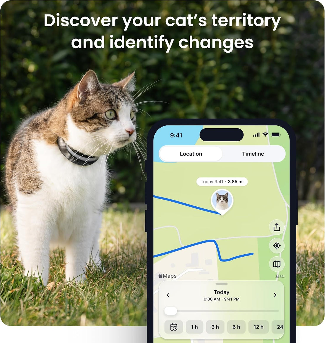 Tractive Smart Cat GPS Tracker Collar