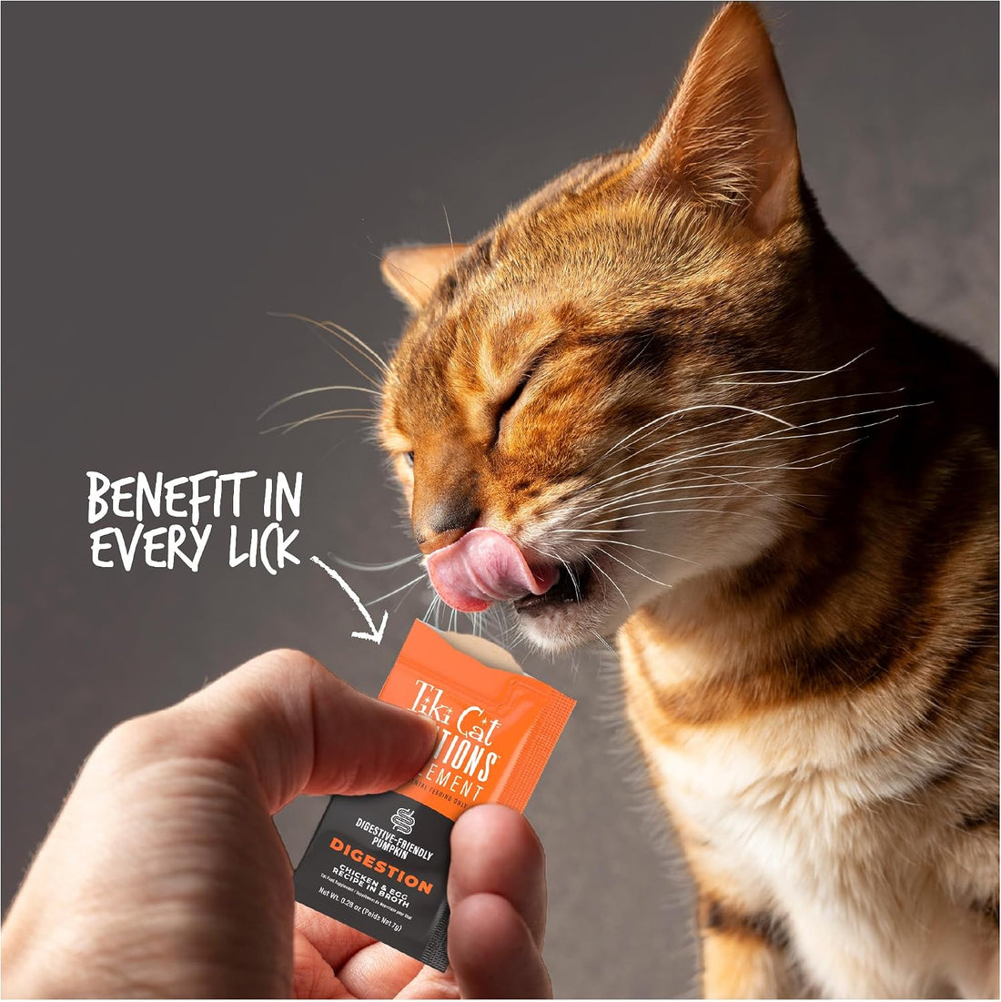 Tiki Cat Solutions Cat Supplement, Digestion, Chicken & Egg