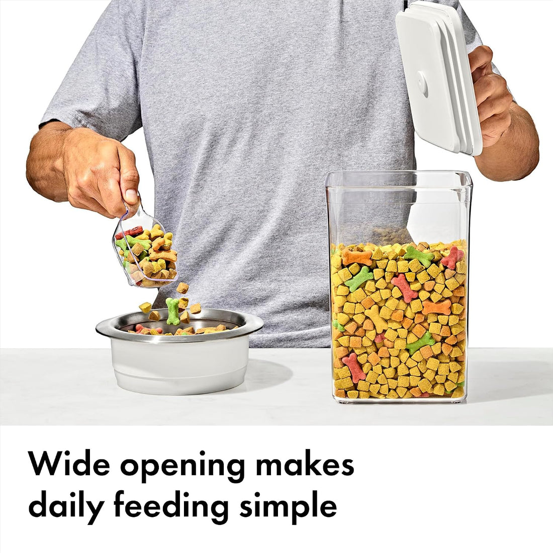 OXO Pet Food Storage POP Container - 2.8 Qt/2.6 L