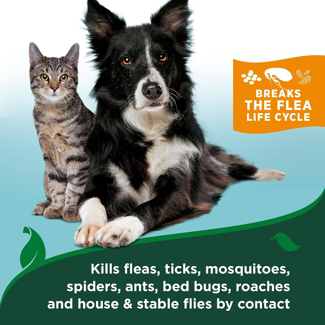 Bundle of Vet's Best Flea and Tick Yard & Kennel Natural Spray