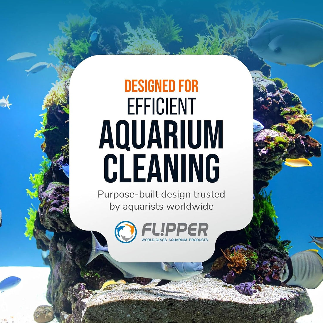 Flipper Platinum Aquarium Algae Scraper for Glass & Acrylic 28" Shaft