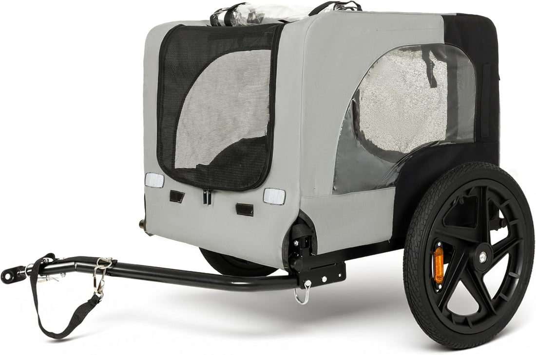 KEIKI Dog Bike Trailer with Built-in Leash