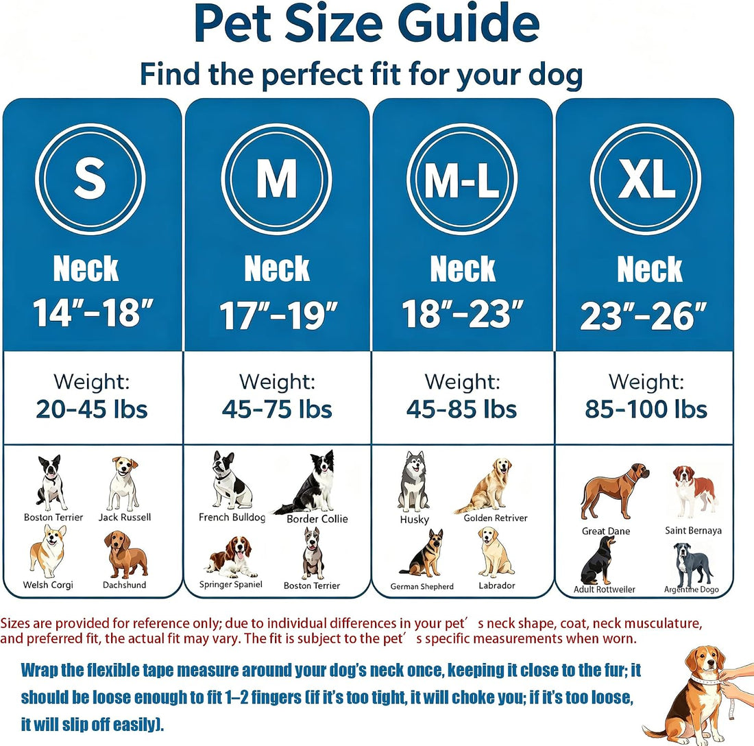 No Pull Dog Training Collar with Quick-Release Buckle for Dog,14-18"