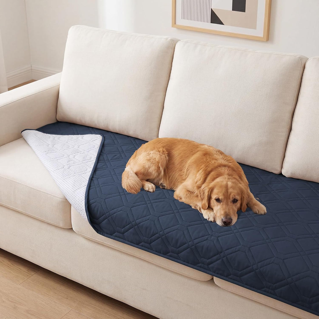 PrinceDeco Waterproof Dog Couch Cover Non-Slip
