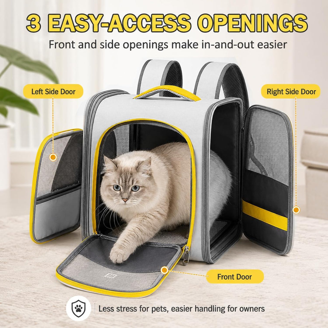 Vivicreate Cat Backpack Carrier for Dogs and Cats Kittens Rabbits