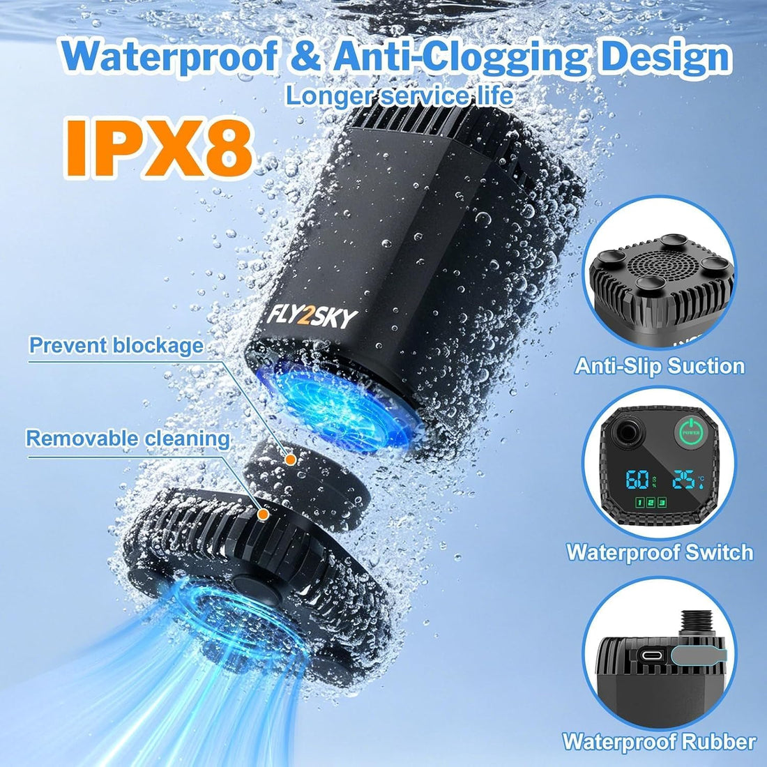 Rechargeable Portable Pet Shower Head Dog Bath Supplies for Indoor