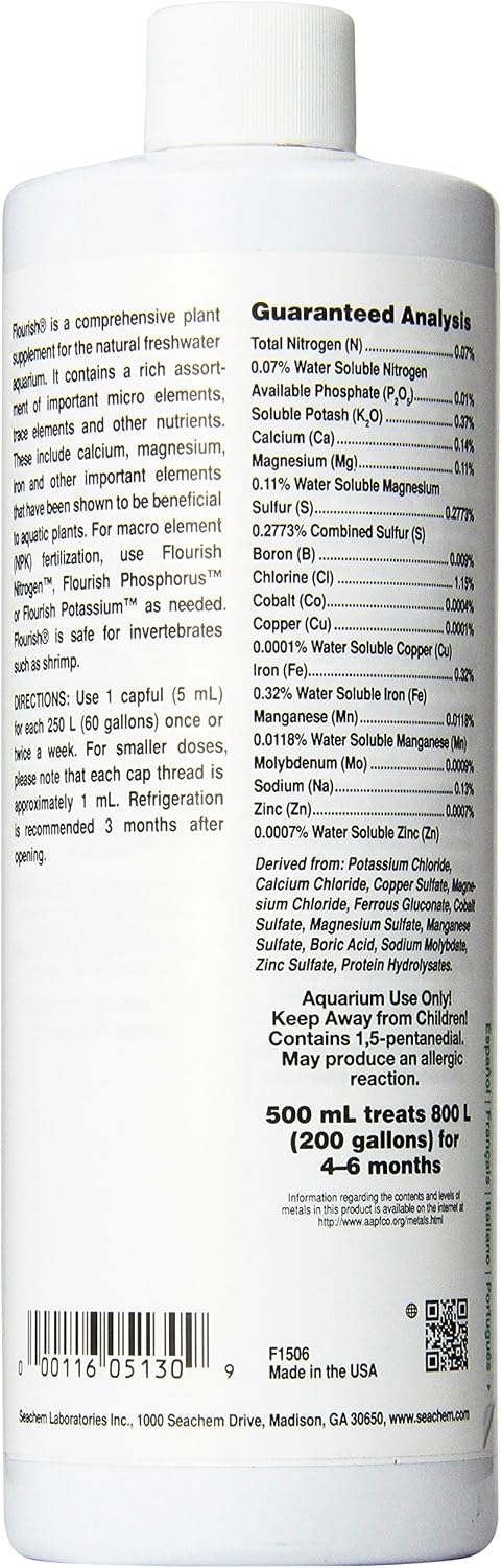 Seachem Flourish Freshwater Plant Supplement