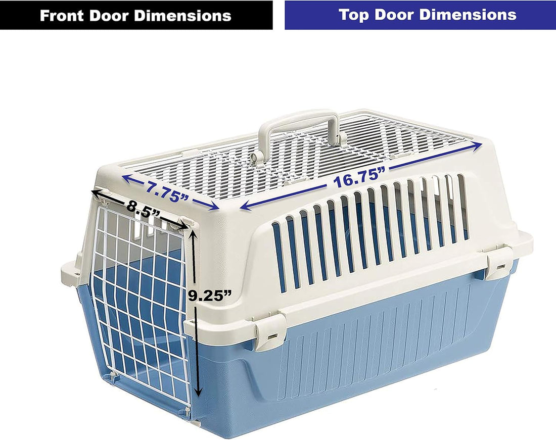 Ferplast Atlas Pet Carrier | Small Pet Carrier for Dogs & Cats w/Top