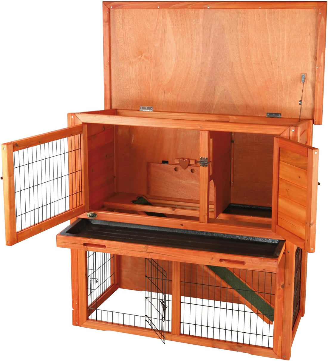TRIXIE natura Outdoor Rabbit Hutch with Run