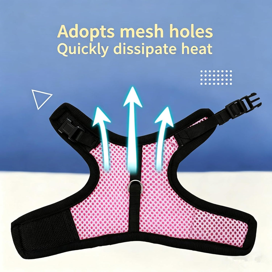 Bunny Harness and Leash Escape Proof Soft Mesh Rabbit Leash