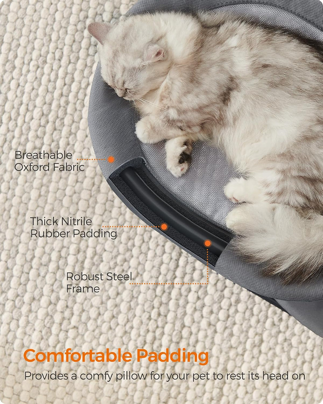 Feandrea 2-Tier Elevated Cat Hammock Bed