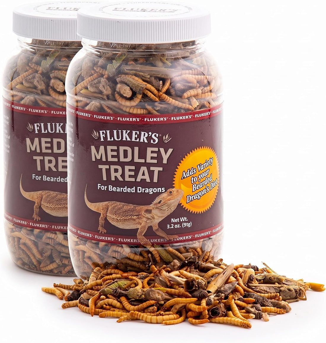Fluker's Bearded Dragon Medley Treat Food, 3.2-Ounce (72023)