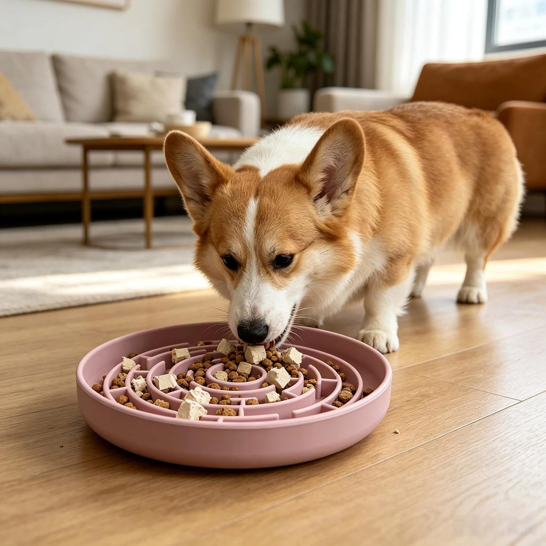 YCT Dog Cat Lick Mat and Slow Feeder Bowl Set