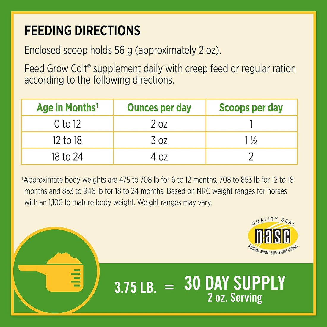 Farnam Grow Colt Growth & Development Supplement 3.75 Pounds